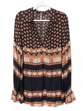 FREE PEOPLE Lightweight Oversized Tunic Top Sz Small